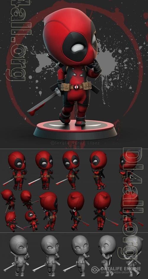 Deadpool Chibi 3D Print