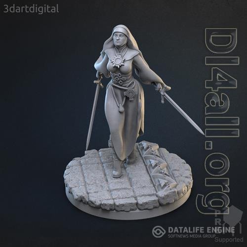 Sister Corazon Abeita 3D Print