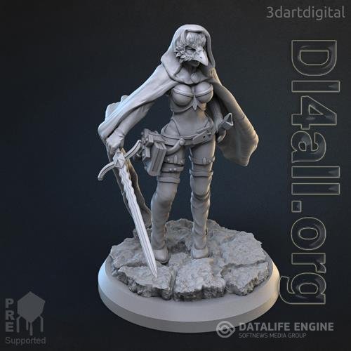 Lady Antigone Angelos 3D Print