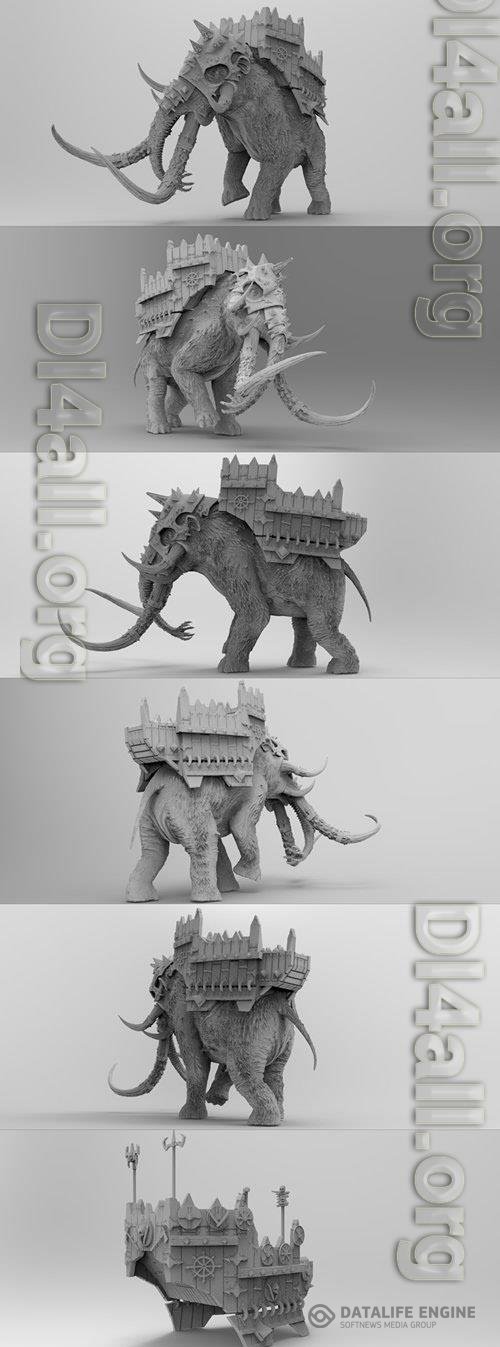 Chaos War Mammoth 3D Print