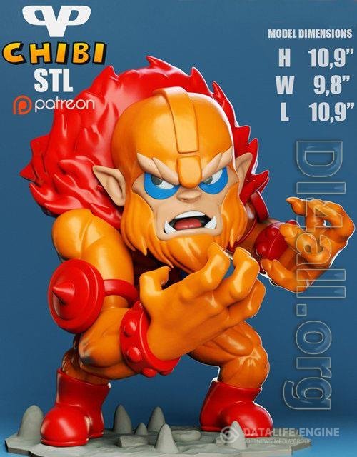 Beast Man Chibi 3D Print