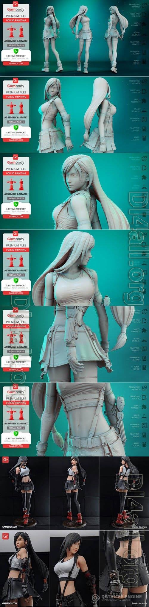 Tifa Lockhart 3D Print