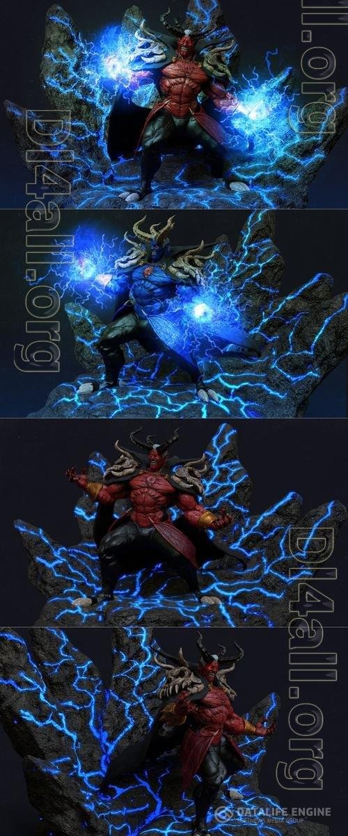 Street fighter V Boss Vega (M.Bison) Evil ver 3D Print