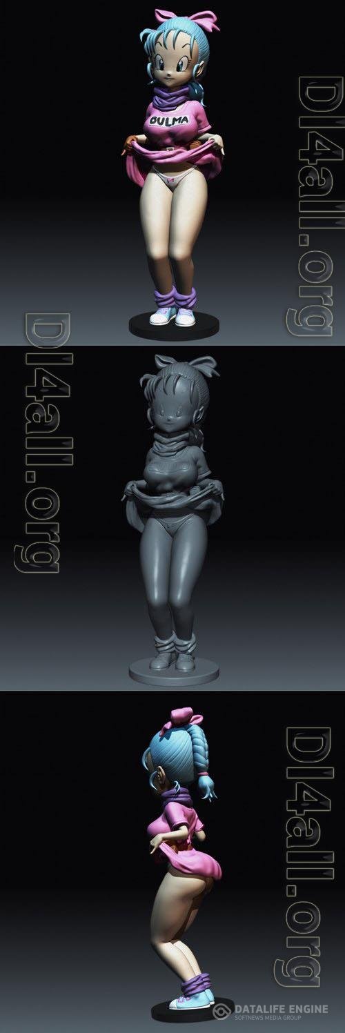 Sexy Bulma 1986 3D Print