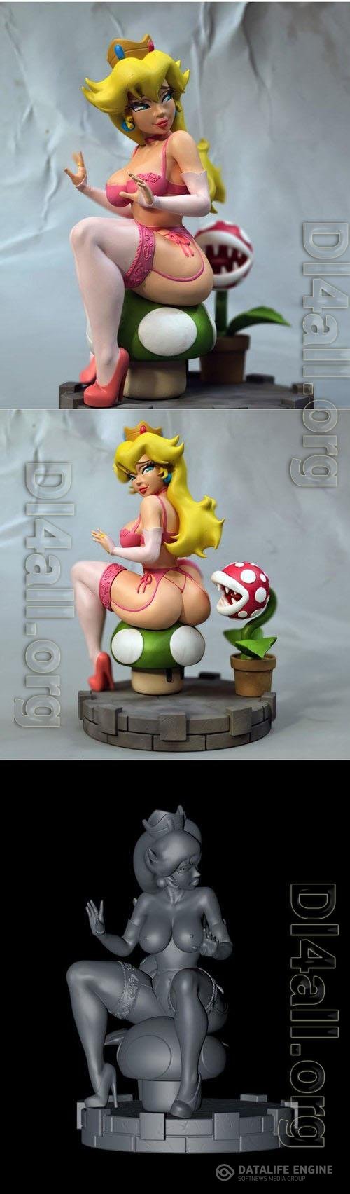 Peach princess 3D Print