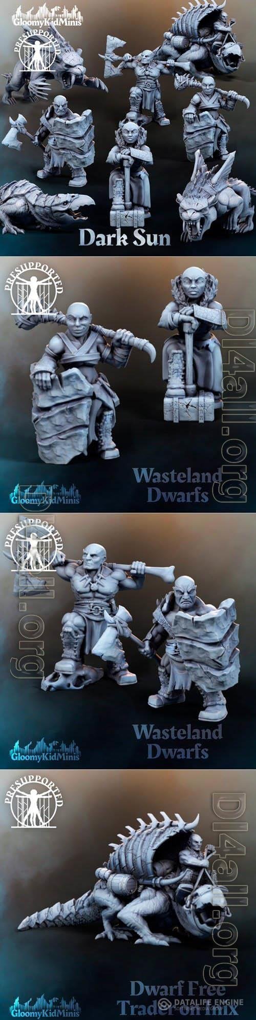 Dark Sun Dwarfs 3D Print