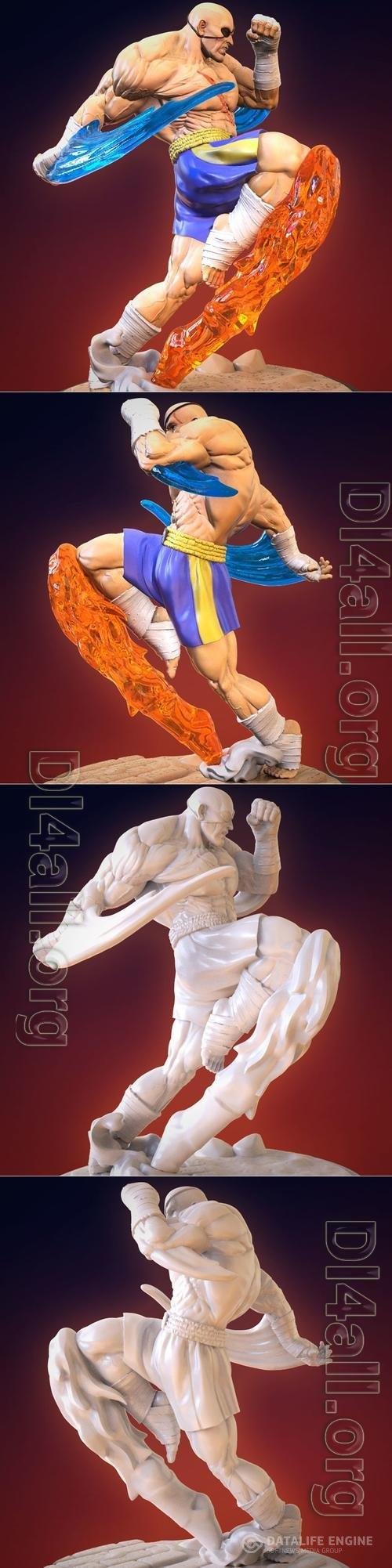 Sagat 3D Print