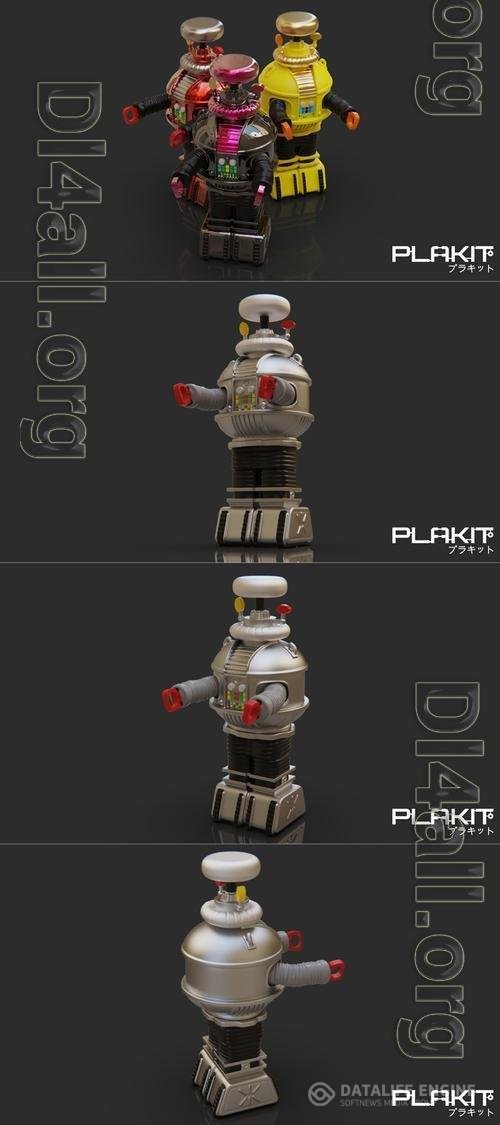 PlaKit - LostIn Space Robot B-9 3D Print