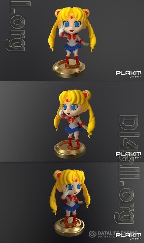 PlaKit Sailor Moon Usagi 3D Print