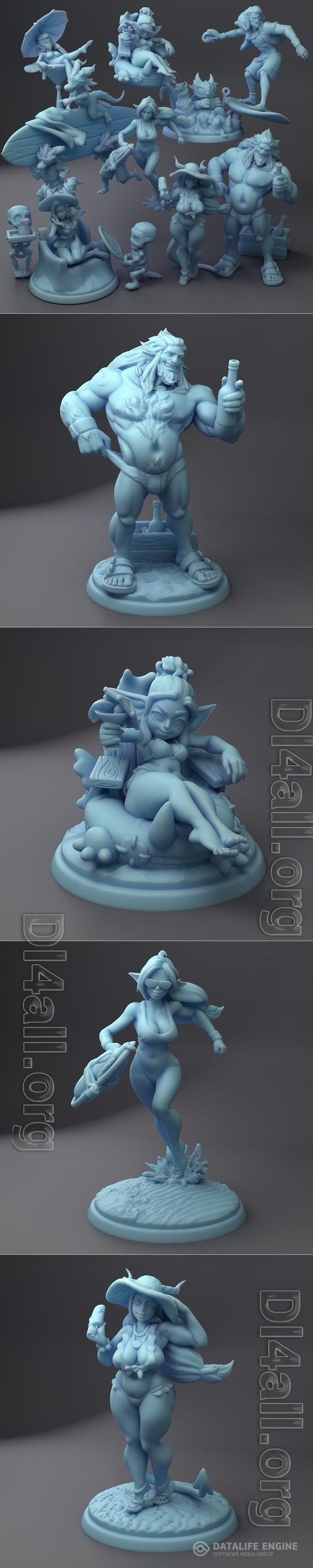 Twin Goddess July 2022 3D Print