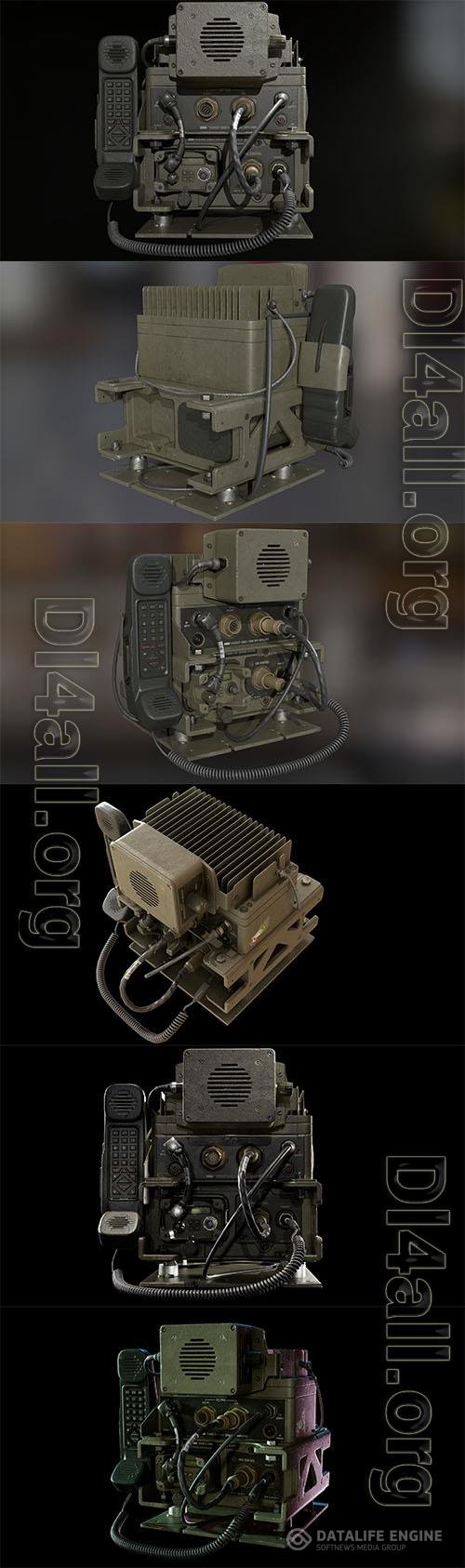 PRC-2082 Radiostation 3D Model