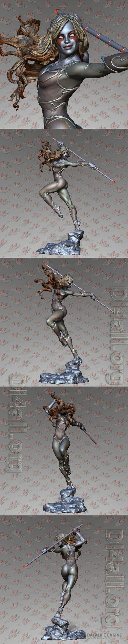 Cheetara - Gargoyles - Prey Collection Studio 3D Print