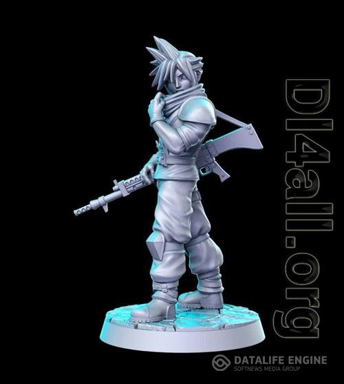 Cloud Crisis Core 3D Print