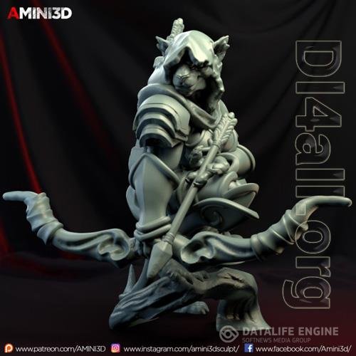 Tabaxi Ranger Female 3D Print