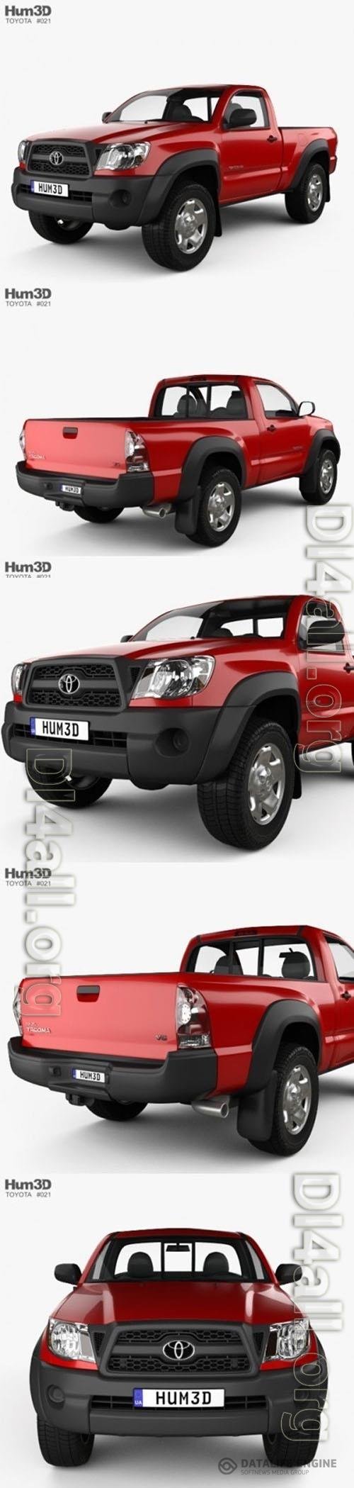 Toyota Tacoma Regular Cab 2011 3D Model