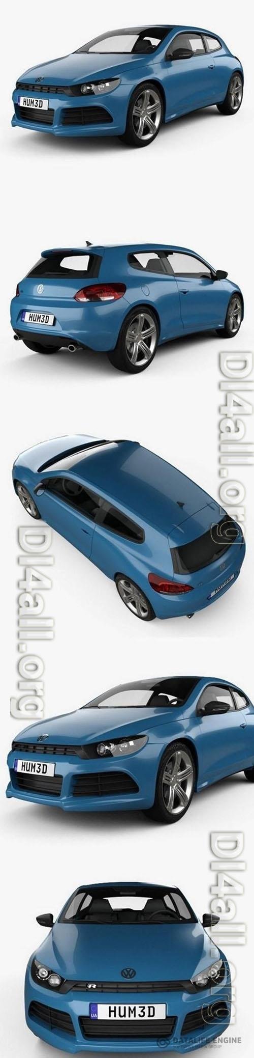 Volkswagen Scirocco R 2010 3D Model