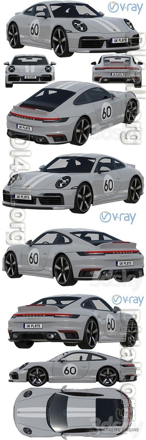 Porsche 911 Sport Classic 2023 3D Model