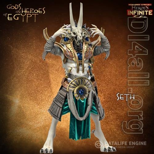 Heroes Infinite Gods and Heroes of Egypt Seth 3D Print