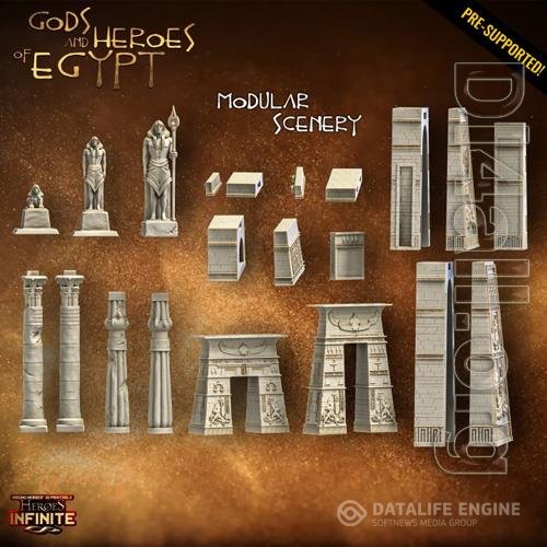 Heroes Infinite Gods and Heroes of Egypt Modular Scenery 3D Print