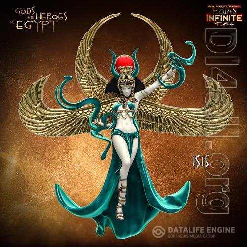 Heroes Infinite Gods and Heroes of Egypt Isis 3D Print