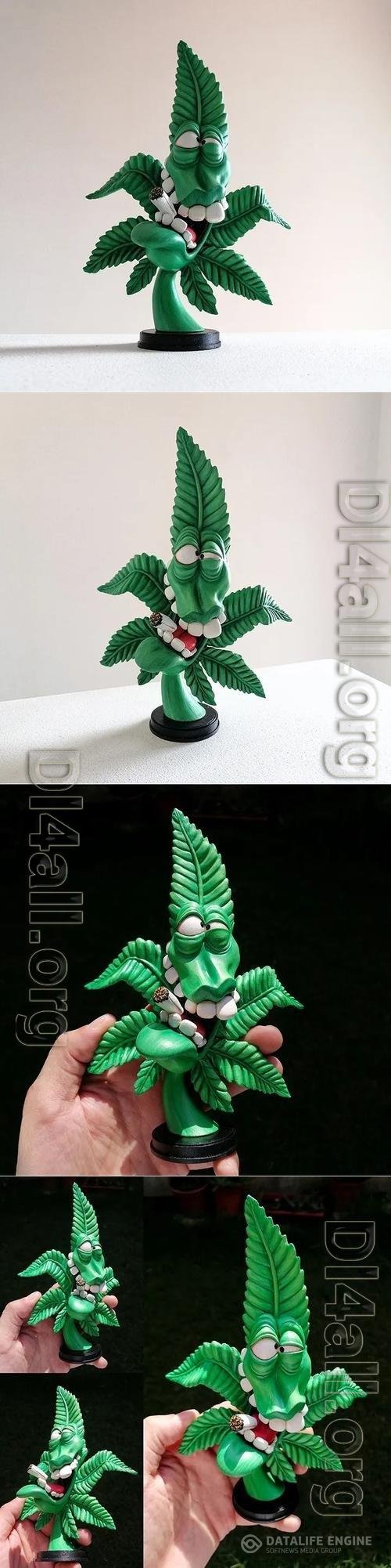 Crazy Weed 3D Print