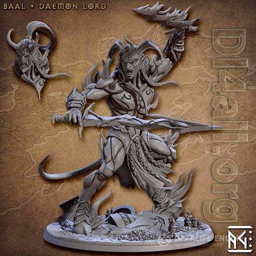 Baal the Daemon Lord 3D Print