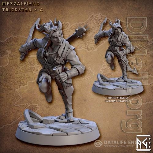 Mezzalfiend Trickster Male Bard A 3D Print