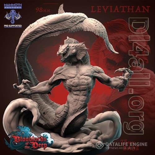 Mammoth Bloodlords of the Deep Leviathan 3D Print