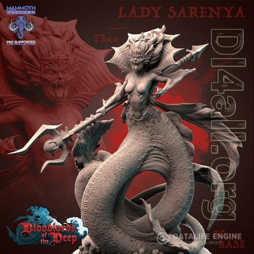 Mammoth Bloodlords of the Deep Lady Sarenya 3D Print