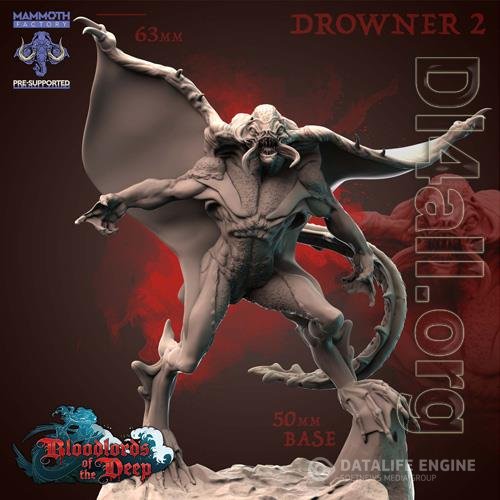 Mammoth Bloodlords of the Deep Drowner 2 3D Print