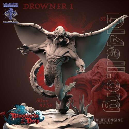 Mammoth Bloodlords of the Deep Drowner 1 3D Print