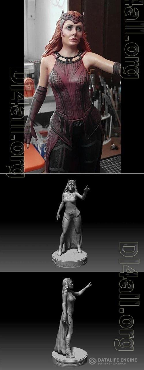 Wanda Scarlet Witch Marvel 3D Print