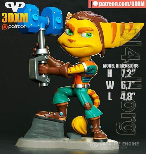 Ratchet Chibi 3D Print