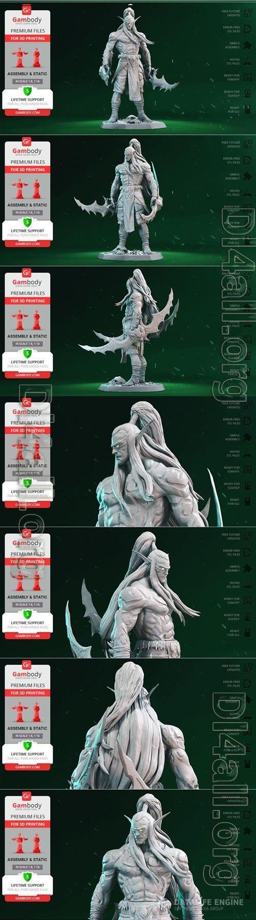 Illidan The Demon Hunter 3D Print