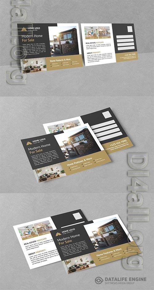 Real Estate Postcard Design PSD Templates Psd