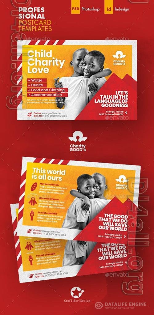 Charity Postcard Templates 38761668 Psd