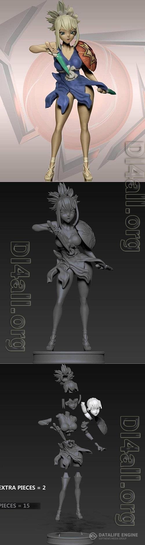 Kohaku Dr Stone 3D Print