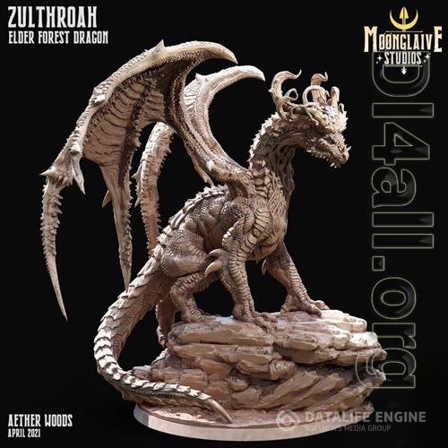 Zulthroah, the Forest Dragon 3D Print