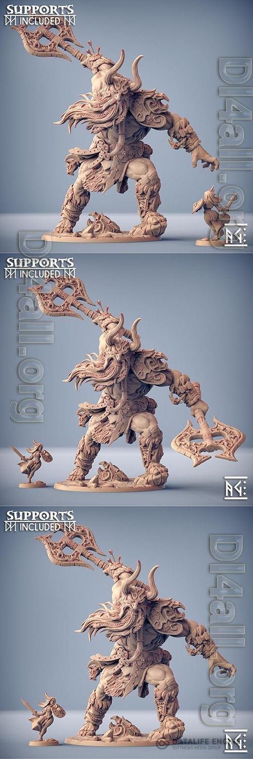 Hulgfnir, Frost Jotunn Champion 3D Print