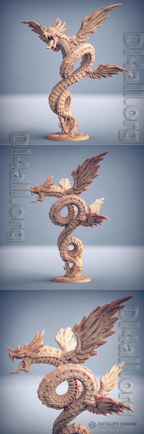 Quetzalcoatl, The Snake God 3D Print