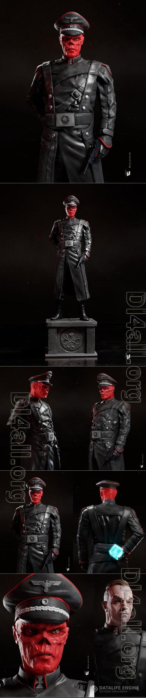 Red Skull Marvel 3D Print