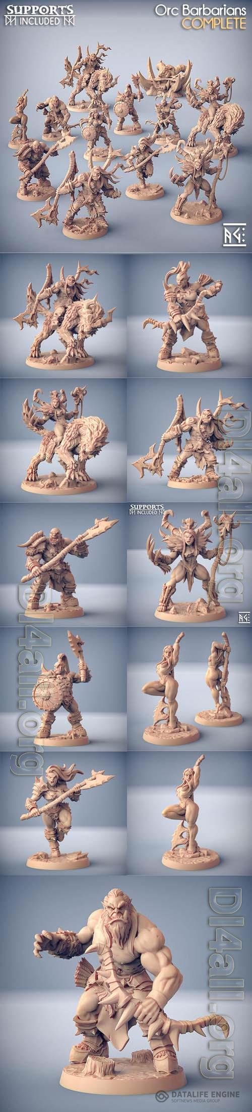 Orc Barbarians 3D Print