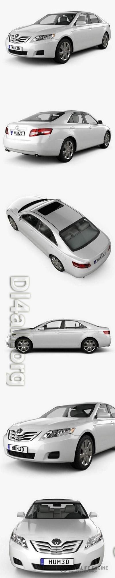 Toyota Camry LE 2010 3D Model