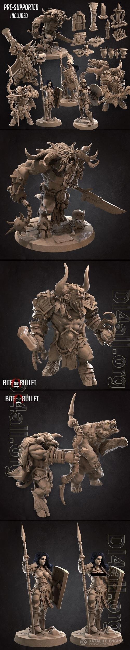 Bite the Bullet - Minotaurs January 2021 3D Print