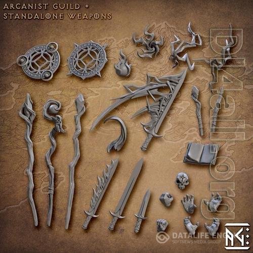 Artisan Guild - Standalone Weapons and Hands 3D Print