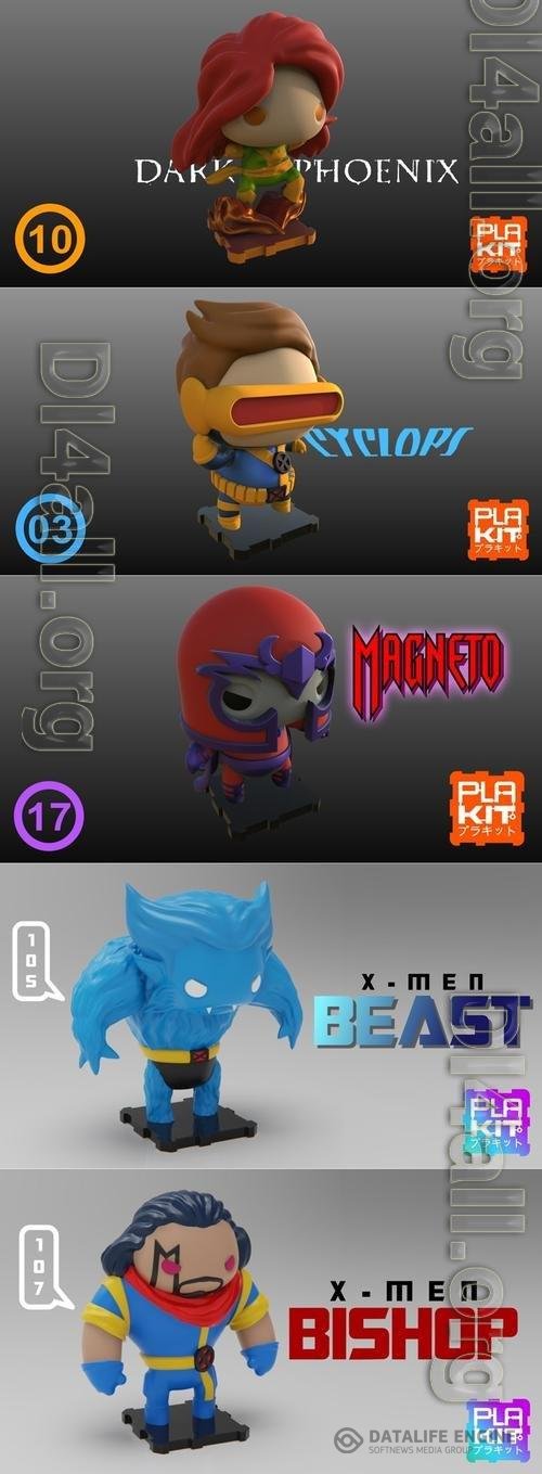 PlaKit - X-men Pack 3D Print