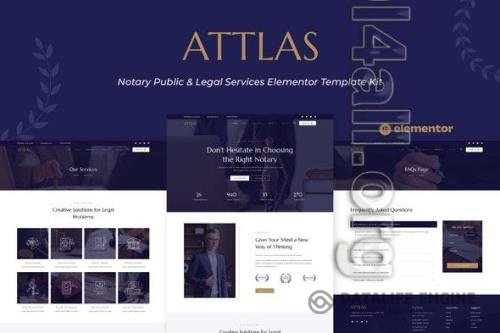 ThemeForest - Attlas - Notary Public & Legal Services Elementor Template Kit/40054376