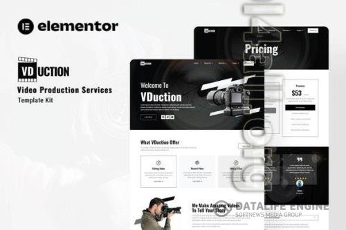 ThemeForest - VDuction - Video Production Service Elementor Template Kit/40089724