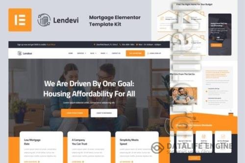 ThemeForest - Lendevi - Mortgage Elementor Template Kit/40035435