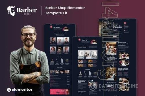 ThemeForest - Barber 1997 - Barbershop Elementor Template Kits/40073324